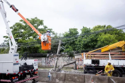 Estado ainda tem 157 mil pontos sem luz após passagem de ciclone extratropical. CEEE Equatorial trabalha no reabastecimento da energia elétrica<!-- NICAID(16163632) -->