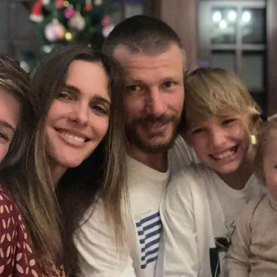 Fernanda Lima e Rodrigo Hilbert com os filhos<!-- NICAID(14751210) -->