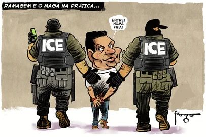 PORTO ALEGRE, RS, BRASIL, 13-04-2026: Charge do Fraga. Foto: Gilmar Fraga/Agência RBS<!-- NICAID(16265185) -->