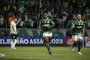 PALMEIRAS X AMÉRICA-MGSP - BRASILEIRÃO/PALMEIRAS X AMÉRICA-MG - ESPORTES - Endrick, do Palmeiras, comemora o seu gol na partida contra o América Mineiro válida pela 36ª rodada do Campeonato   Brasileiro 2023, realizada no Allianz Parque, em São Paulo, na noite desta quarta-feira (29).   29/11/2023 - Foto: LECO VIANA/THENEWS2/ESTADÃO CONTEÚDOEditoria: ESPORTESLocal: SÃO PAULOIndexador: LECO VIANAFonte: Thenews2Fotógrafo: THENEWS2<!-- NICAID(15612566) -->
