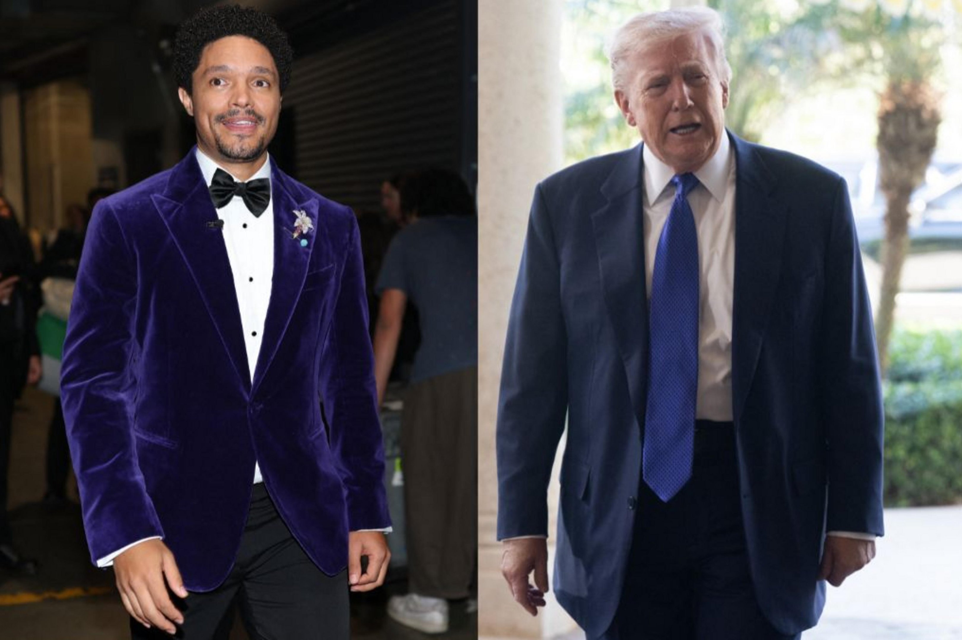 Donald Trump amea&ccedil;a processar Trevor Noah por piada ligando ele a Epstein no Grammy