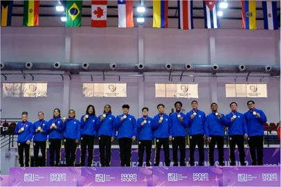 Judô, Brasil, ouro equipes mistas, Pan Júnior