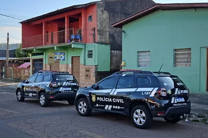 Polícia Civil / Divulgação Operação Conto do Bilhete em Porto Alegre e Passo Fundo<!-- NICAID(16167512) -->