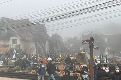 Local do acidente de avião em Gramado