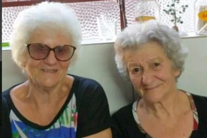 Ermida Olympia Danieli dos Reis, 84 anos, e irmã Clari Angélica Brombatti, 82<!-- NICAID(15424881) -->