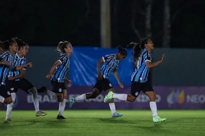 GreNal feminino pelo Brasileirão Feminino A1 no CT Hélio Dourado - Foto: Morgana Schuh/Grêmio FBPA/Divulgação<!-- NICAID(15438697) -->