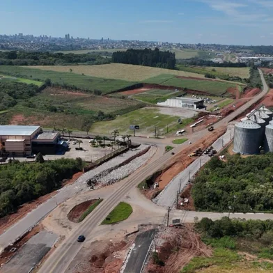 Obra de novo trevo na RS-324 em Passo Fundo<!-- NICAID(16146684) -->