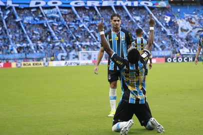 Porto Alegre, RS, Brasil, 26/04/2026:Grêmio vs Coritiba, válido pelo Campeonato Brasileiro Série A. Foto: Jeff Botega/Agência RBS<!-- NICAID(16273171) -->