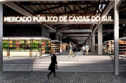 Proposta do consórcio Nuova Maesa para reforma e ocupação do complexo da Maesa. Na foto, acesso ao Mercado Público<!-- NICAID(15371453) -->