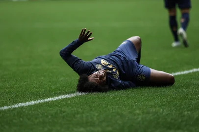 PORTO ALEGRE, RS, BRASIL, 28.09.2025: Confronto entre Grêmio vs Vitória, na Arena, pelo campeonato Brasileiro. Fotos: Duda Fortes/Agencia RBS<!-- NICAID(16134420) -->