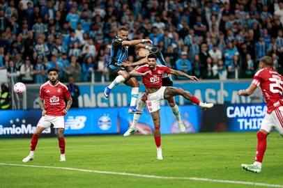 PORTO ALEGRE, RS, BRASIL, 11-10-2026: Grêmio vs Internacional, clássico GreNal nº455, pelo Campeonato Brasileiro Série A 2026. O jogo ocorre na Arena, em Porto Alegre. Foto: Duda Fortes/Grupo RBS<!-- NICAID(16385387) -->