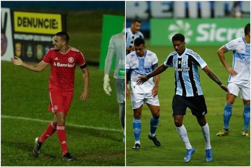 Inter, de Thiago Galhardo, e Grêmio, de Jean Pyerre, chegam à última rodada do Gauchão classificados à próxima fase