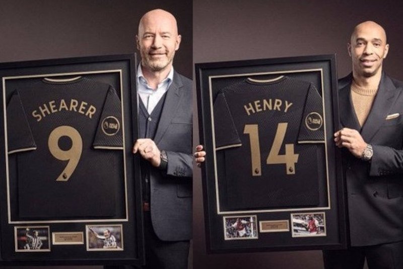 Alan Shearer e Thierry Henry