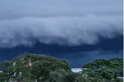 Nuvem de tempestade em Ibirubá