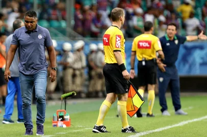 Roger Machado e Fernando Diniz, em 2019