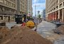 Comerciantes relatam prejuízos de até 60% com obras no Quadrilátero Central, em Porto Alegre 