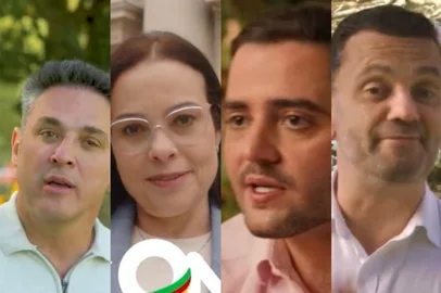 Aposta na própria trajetória: veja como foi a primeira propaganda na TV dos candidatos ao governo do RS<!-- NICAID(16354865) -->