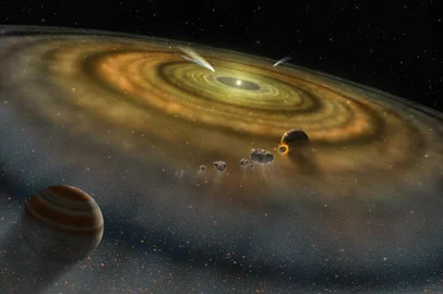 James Webb flagra colisão gigante de asteroides<!-- NICAID(15789988) -->