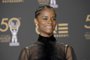 (FILES) In this file photo Letitia Wright attends the 50th NAACP Image Awards at Dolby Theatre on March 30, 2019 in Hollywood, California. - Production of Marvel's "Black Panther" sequel is being halted to allow star Letitia Wright to recover from an on-set injury sustained in August, entertainment publications reported on November 5, 2021. (Photo by Frazer Harrison / GETTY IMAGES NORTH AMERICA / AFP)<!-- NICAID(14938299) -->