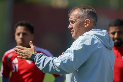 Apresentação de Eduardo Baptista, novo técnico do Inter<!-- NICAID(16372987) -->