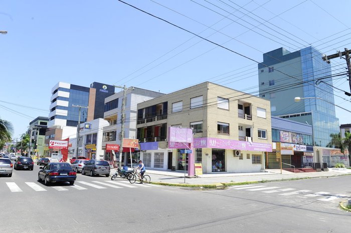 Mesma esquina em que ficava o chalé, mas em registro de 2014