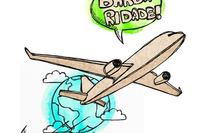 Ilustração de Deise Lume para crônica "Mas que barbaridade" de Pedro Guerra. Publicação no Almanaque de 27 e 28 de dezembro de 2025.<!-- NICAID(16193798) -->