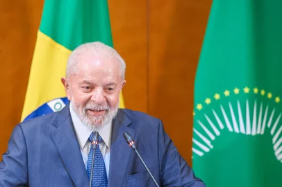 Presidente da República, Luiz Inácio Lula da Silva, durante Coletiva de imprensa. Adis Abeba - Etiópia.<!-- NICAID(15682716) -->