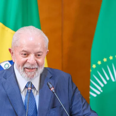 Presidente da República, Luiz Inácio Lula da Silva, durante Coletiva de imprensa. Adis Abeba - Etiópia.<!-- NICAID(15682716) -->