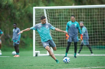 Treino do Juventude para a terceira fase da Copa do Brasil 2026. Na foto, o lateral-esquerdo Wadson.<!-- NICAID(16241376) -->