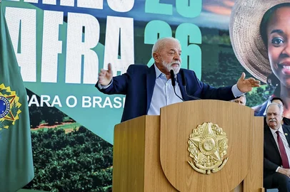 BRASÍLIA, DF, BRASIL - Lula discursa durante o lançamento do Plano Safra 2025/2026<!-- NICAID(16071427) -->