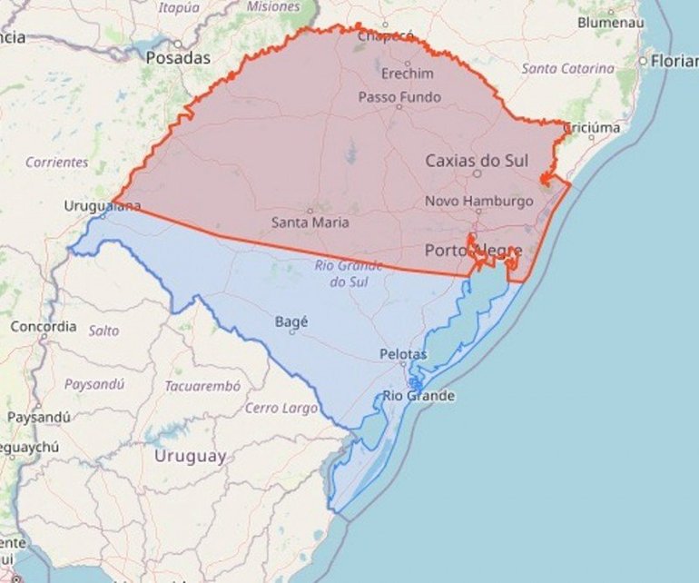Defesa Civil do Rio Grande do Sul / Reprodução Defesa Civil do Rio Grande do Sul / Reprodução