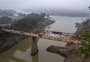 Como uma ponte foi reconstruída em 15 dias para ligar o Vale do Taquari