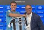 "Meu time será sempre ofensivo", diz Vagner Mancini em apresentação no Grêmio