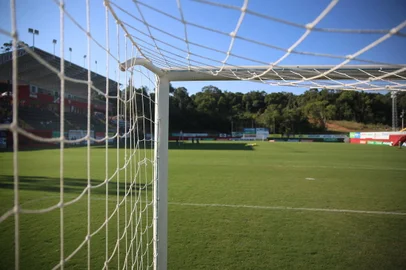 FREDERICO WESTPHALEN, RS, BRASIL - 16.02.2022 - O Grêmio visita o União-FW, na Arena União Frederiquense, em jogo válido pela sétima rodada do Gauchão. (Foto: André Ávila/Agencia RBS)<!-- NICAID(15018463) -->