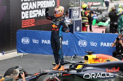 Max Verstappen venceu pela 61ª vez na F1.