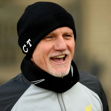Cláudio Taffarel, preparador de goleiros do Liverpool/ING e da Seleção Brasileira.<!-- NICAID(14968283) -->