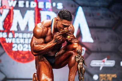 LAS VEGAS, NEVADA, ESTADOS UNIDOS, 12-10-2025: Ramon Dino vence o Mr. Olympia. Foto: Ramon Dino @ramondinopro/Instagram/Reprodução<!-- NICAID(16144444) -->
