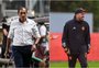 Adversários em Vasco x Inter, Coudet e Ramón Díaz têm relação marcada por cobranças, títulos e troca de elogios
