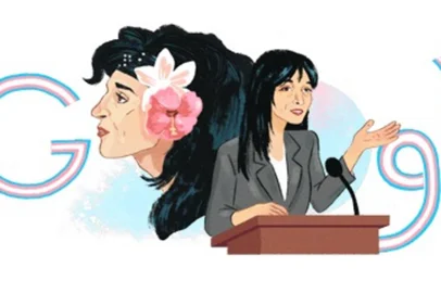 Janaína Dutra Doodle, homenagem do Google.<!-- NICAID(14954489) -->