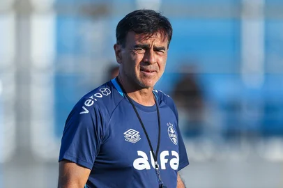 Gustavo Quinteros, técnico do Grêmio<!-- NICAID(15983242) -->