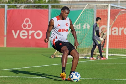Ricardo Mathias em treino do Inter<!-- NICAID(16175009) -->