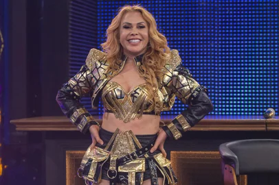 Joelma se apresenta no Domingão com Huck.Indexador: Leo Rosario<!-- NICAID(15629826) -->