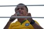 Former Brazilian President Jair Bolsonaro speaks to supporters during a rally in Sao Paulo, Brazil, on February 25, 2024, to reject claims he plotted a coup with allies to remain in power after his failed 2022 reelection bid. Investigators say the far-right ex-army captain led a plot to falsely discredit the Brazilian election system and prevent the winner of the vote, leftist President Luiz Inacio Lula da Silva, from taking power. A week after Lula took office on January 1, 2023, thousands of Bolsonaro supporters stormed the presidential palace, Congress and Supreme Court, urging the military to intervene to overturn what they called a stolen election. (Photo by NELSON ALMEIDA / AFP)<!-- NICAID(15689169) -->