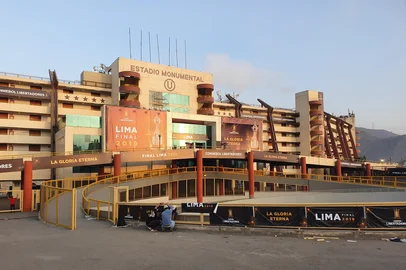 Estádio Monumental Universitário, em Lima, sede da final única da Libertadores 2019, entre Flamengo x River Plate<!-- NICAID(14335009) -->