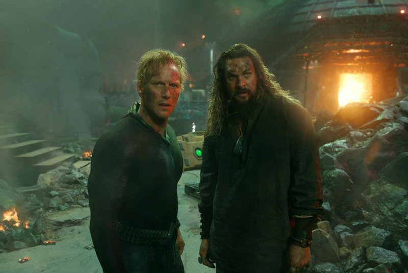 (L-r) PATRICK WILSON as Orm and JASON MOMOA as Aquaman in Warner Bros. Pictures' action adventure Aquaman and the Lost Kingdom, a Warner Bros. Pictures release.<!-- NICAID(15629921) -->