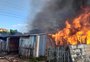 Seis casas são destruídas por incêndio no bairro Rubem Berta