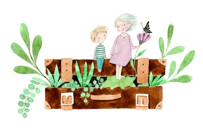 Ilustrações de Anacardia para o novo livro de Fabrício Carpinejar, "Coragem de Viver", escrito em homenagem a sua mãe, Maria Carpi.<!-- NICAID(14743982) -->