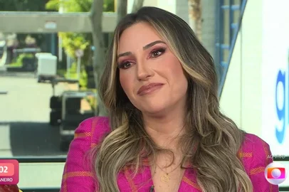 Amanda no Mais Você após vencer o "BBB 23"<!-- NICAID(15412419) -->