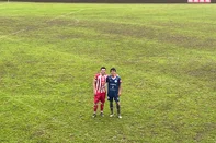 Adryel e Gerethes no pós jogo de Inter-SM e Gramadense em maio de 2025.<!-- NICAID(16057695) -->