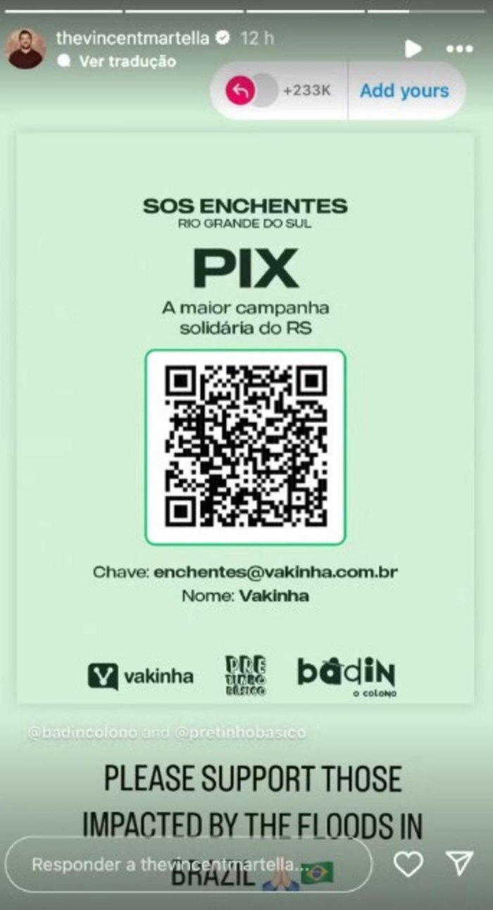 @thevincentmartella Instagram / Reprodução